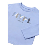 MAYORAL shrit girocollo tinta unita con stampa in contrasto Azzurro per Bambino 108JXX AZZURRO MAYORAL 