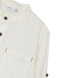 Name It Camicia tinta unita Panna per Bambino 13200246 PANNA NAME IT 