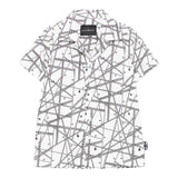 John Richmond Camicia Tinta Unita con Fantasia per Bambino RBP25093CAX BIANCO JOHN RICHMOND 