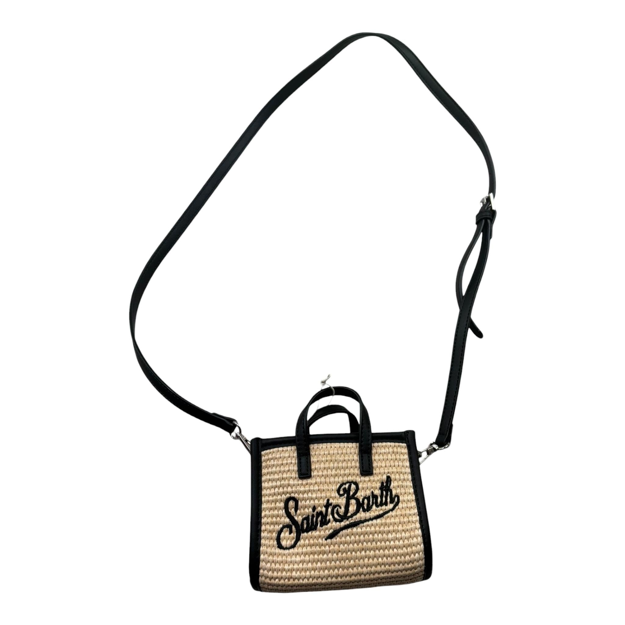 Saint Barth Borsa Tinta Unita con Logo E Tracolla per Bambina 00421L BEIGE SAINT BARTH 