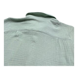 Saint Barth Camicia Mezza Manica Tinta Unita per Bambino 00861LL VERDE SAINT BARTH 