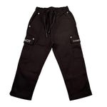 Do Not Conform Pantalone Tinta Unita con Elastico In Vita per Bambino DPA040 NERO DO NOT CONFORM 