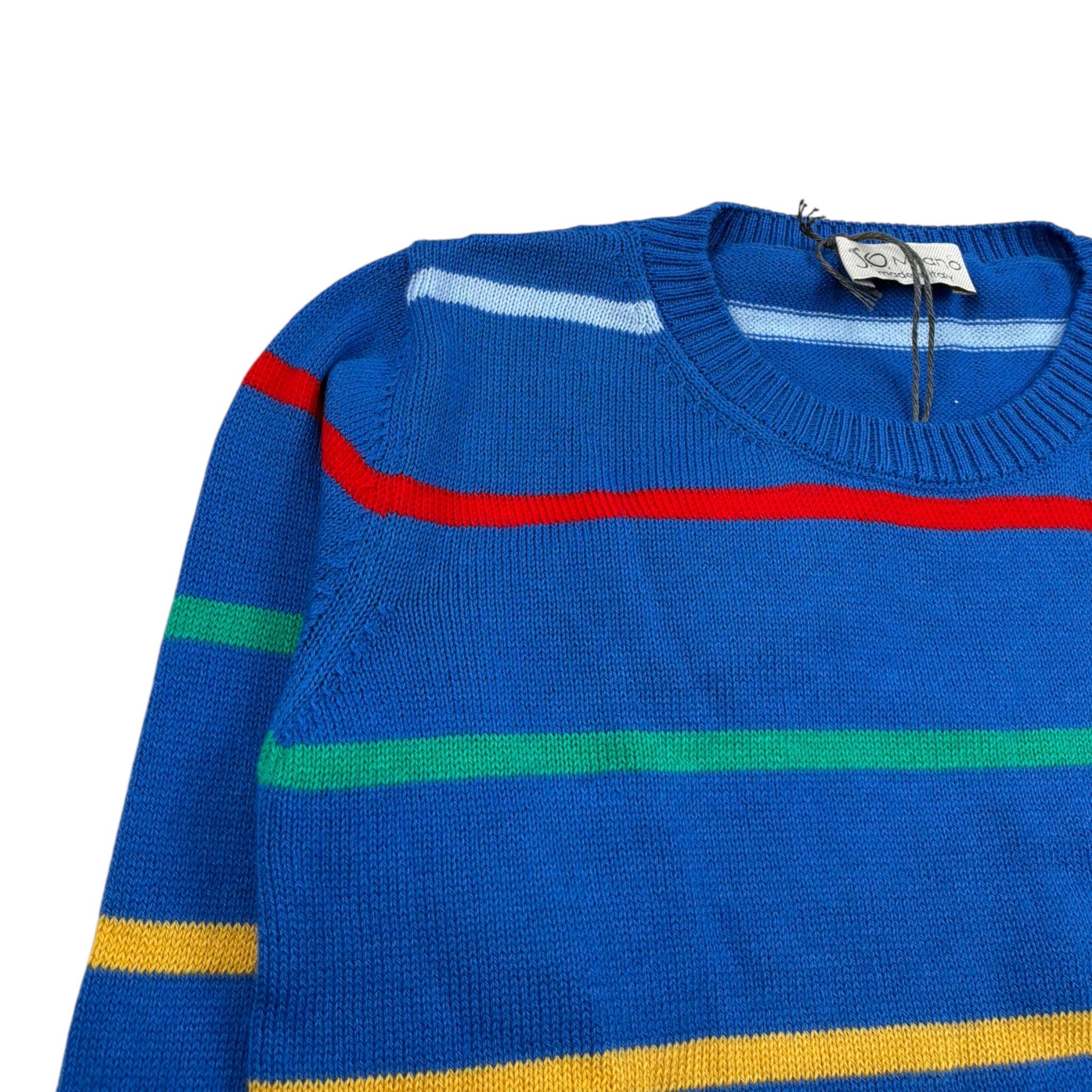 J.O. Milano Maglia Girocollo Tinta Unita per Neonato 573D1 BLU J.O. MILANO 