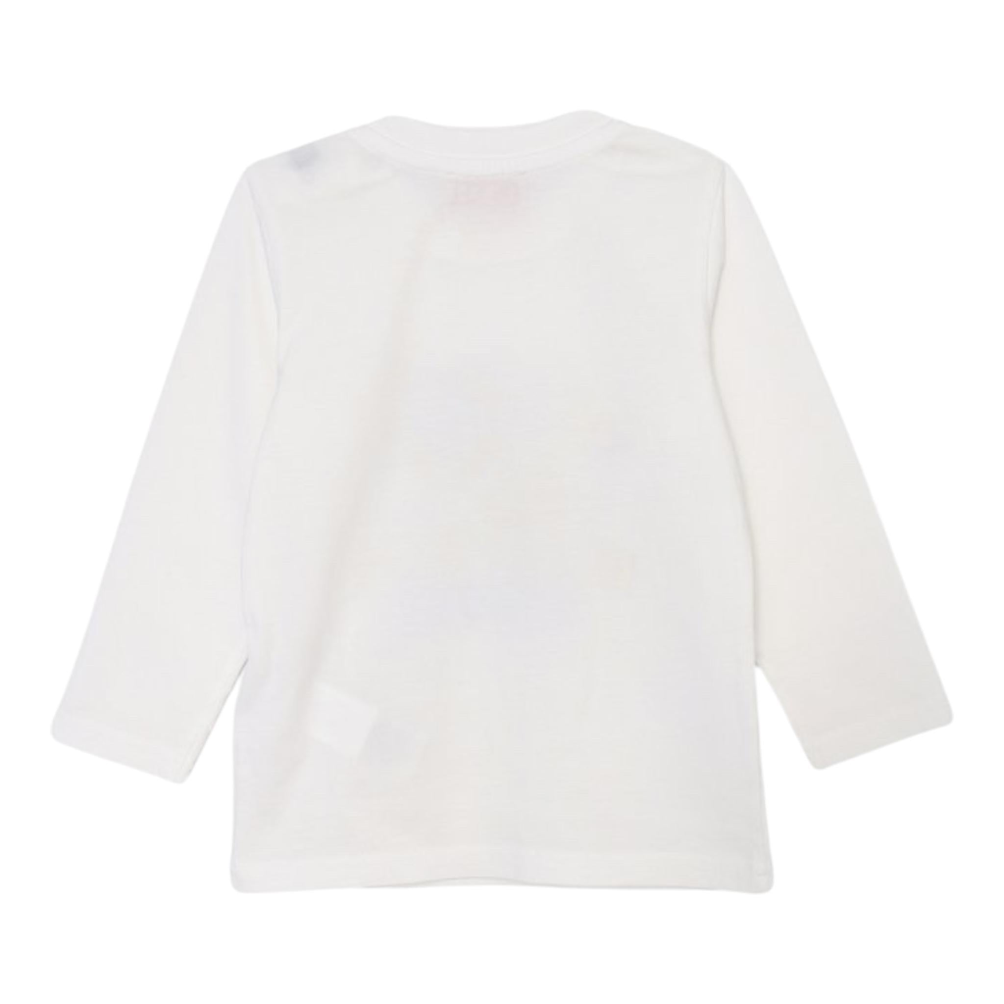 DIESEL shirt girocollo tinta unita con stampa in contrasto Bianco per Neonato K0057 BIANCO DIESEL 