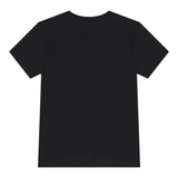 Moschino T-Shirt Girocollo Tinta Unita con Stampe In Contrasto per Neonato MUM04FX NERO MOSCHINO 