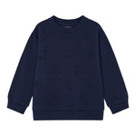 MAYORAL felpa tinta unita girocollo con stampa in rilievo Blu per Neonato 4454N BLU MAYORAL 