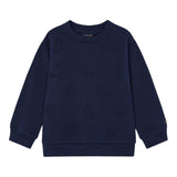 MAYORAL felpa tinta unita girocollo con stampa in rilievo Blu per Neonato 4454N BLU MAYORAL 