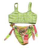 F**K Costume 2 Pezzi Slip-Fascia per Neonata FJ25G1D02UAX20 VERDE F**K 