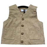 Trussardi Gilet Tinta Unita con Taschini per Neonato TIP26057GT BEIGE TRUSSARDI 