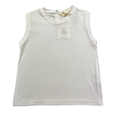 Babe & Tess Canotta Girocollo Tinta Unita per Neonato 22518117 BIANCO BABE & TESS 