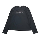 MET shirt girocollo tinta unita con brillantini Nero per Bambina ME007 NERO MET 