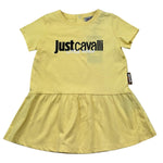 Just Cavalli Abito Mezza Manica Tinta Unita con Logo per Neonata JIP26026VE GIALLO JUST CAVALLI 