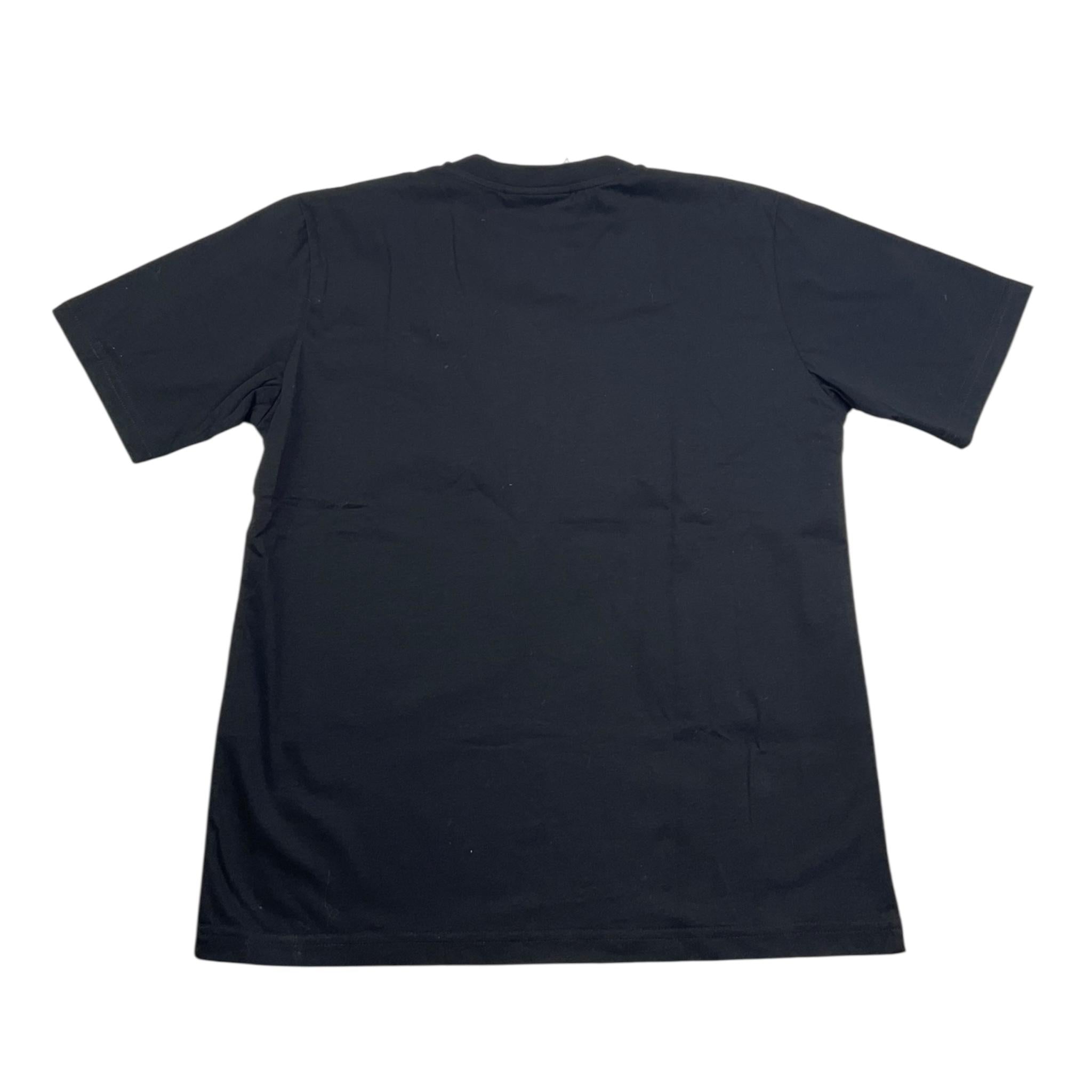 Yes London T-Shirt Girocollo Tinta Unita con Logo per Bambino JR2140 NERO YES LONDON 