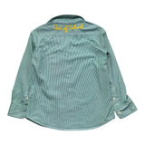 Saint Barth Camicia Manica Lunga Tinta Unita  per Bambino 00947L VERDE SAINT BARTH 