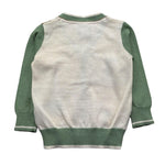 Trussardi Cardigan Stampa Fantasia Scollo A V per Neonato TIP26069CD PANNA TRUSSARDI 