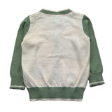 Trussardi Cardigan Stampa Fantasia Scollo A V per Neonato TIP26069CD PANNA TRUSSARDI 