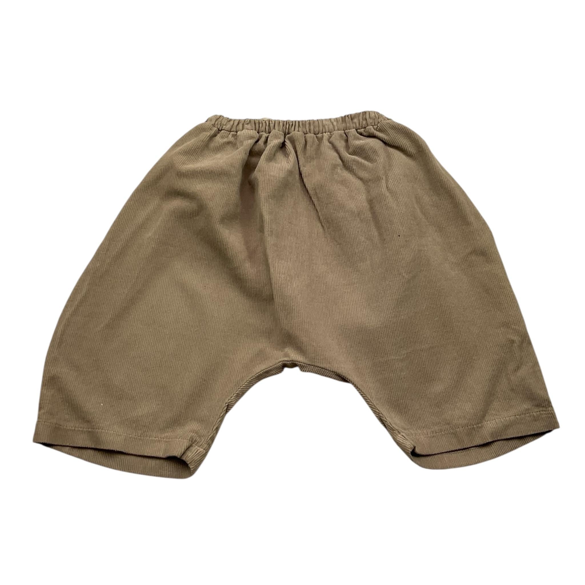 ZERO AMPERE bermuda tinta unita con elastico in vita Fango per Neonato DAVID FANGO ZERO AMPERE 