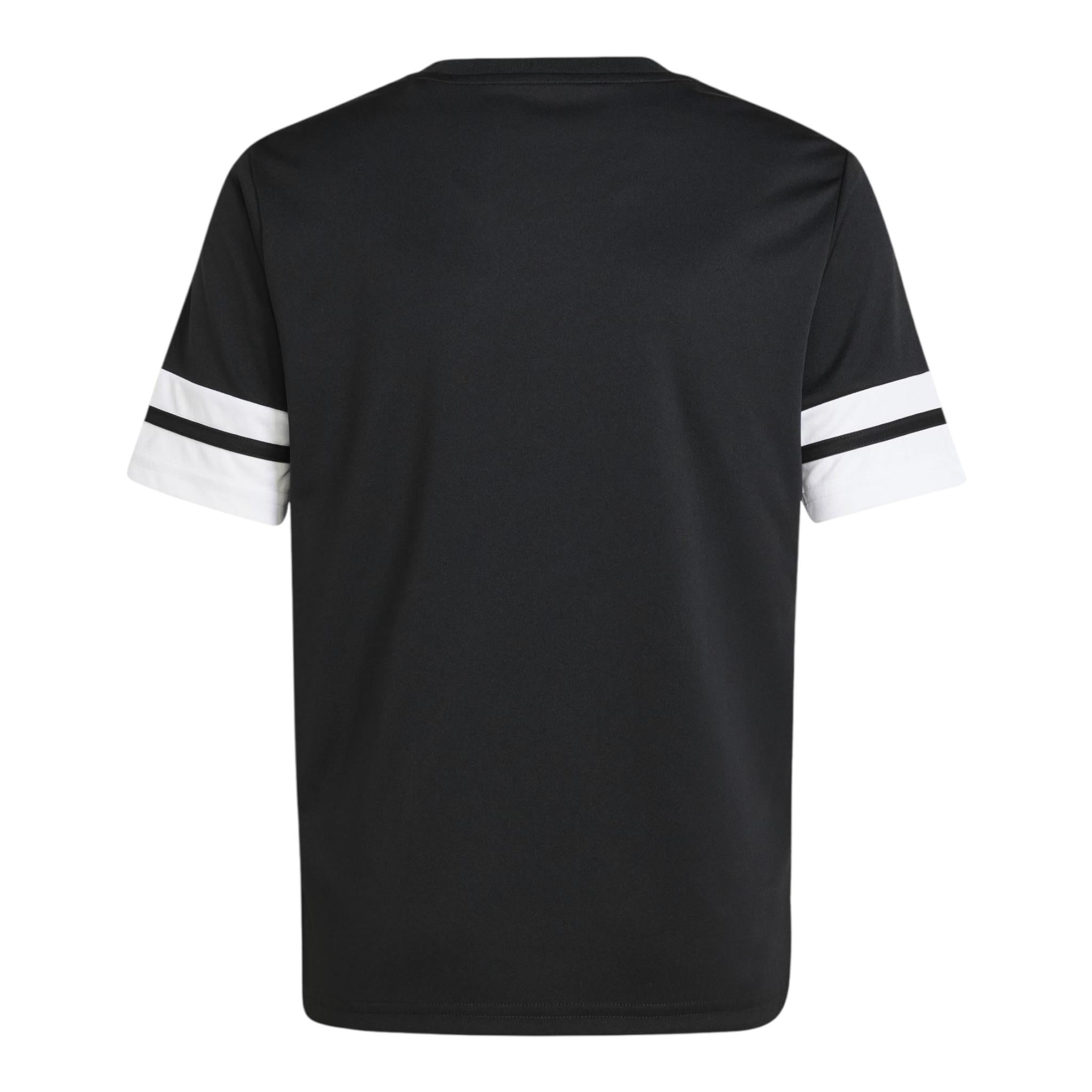 Adidas T-Shirt Girocollo Tinta Unita con Logo per Bambino JJ0053 NERO Adidas 