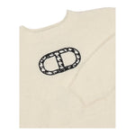 TWINSET maglia tinta unita con stampa Panna per Bambina 242GJ3210 PANNA TWINSET 