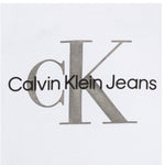 CALVIN KLEIN shirt girocollo tinta unita con stampa Bianco per Neonato IN0IN00005X BIANCO CALVIN KLEIN 