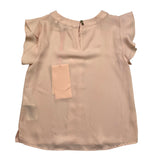 Kocca Camicia Giromanica Tinta Unita Rosa Per Bambina
