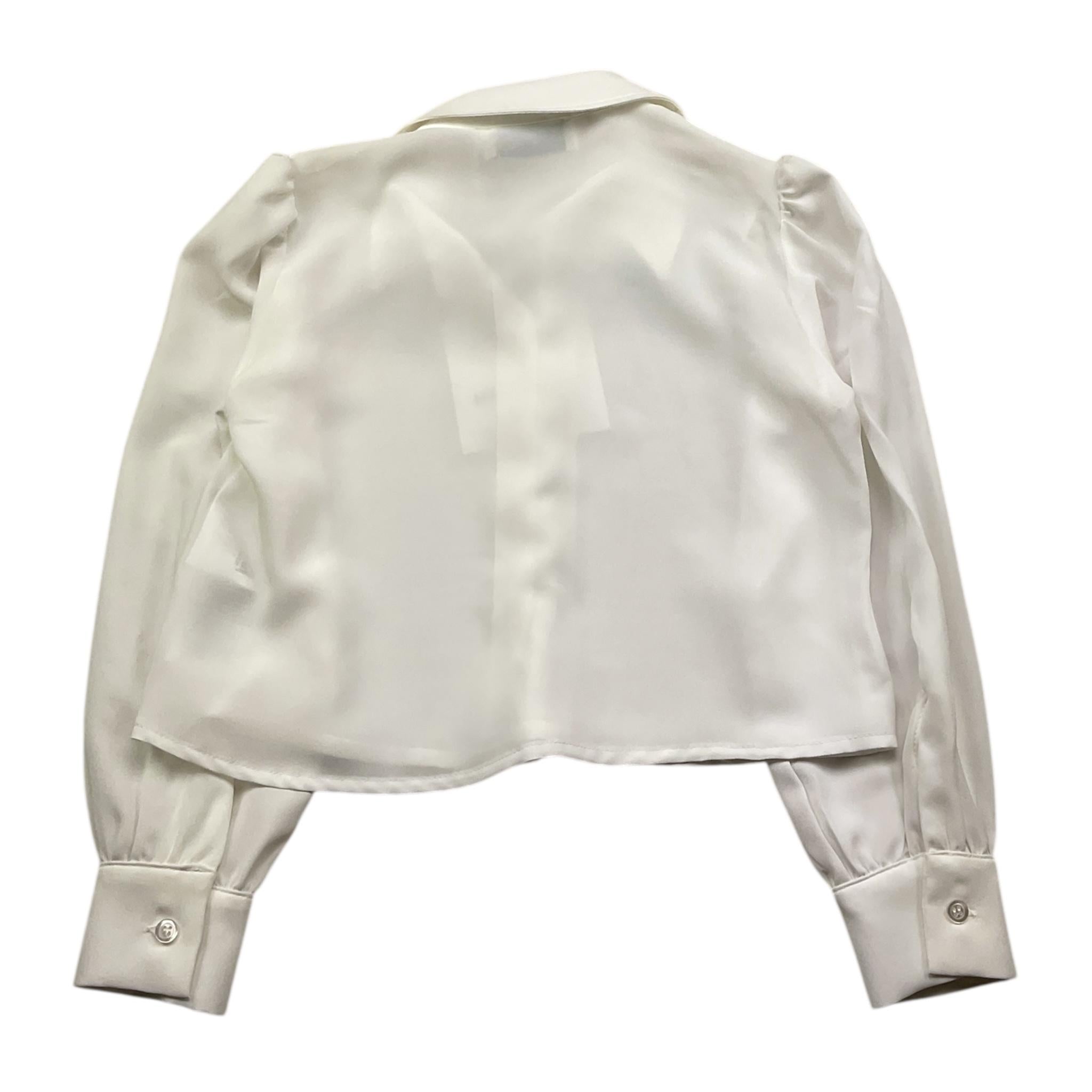 HATE LOVE camicia manica lunga tinta unita Bianco per Bambina OJSH00719 BIANCO HATE LOVE 