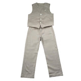 New Gereration Completo 2 Pezzi Gilet-Pantalone Beige per Neonato 42631N BEIGE NEW GERERATION 