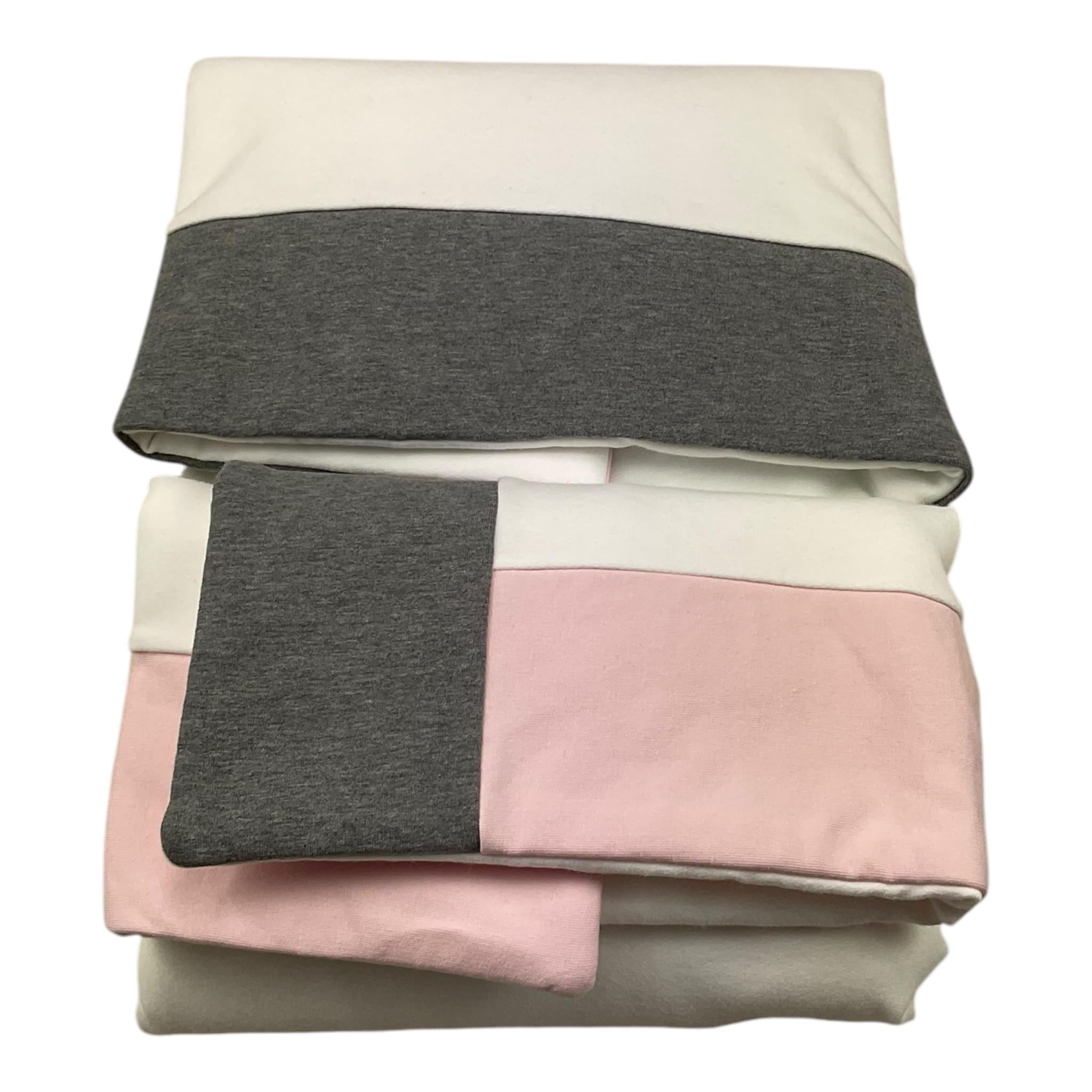 LE BEBE' coperta tinta unita con stampa e profili in contrasto Bianco per Neonata LBG6002 BIANCO LE BEBE' 