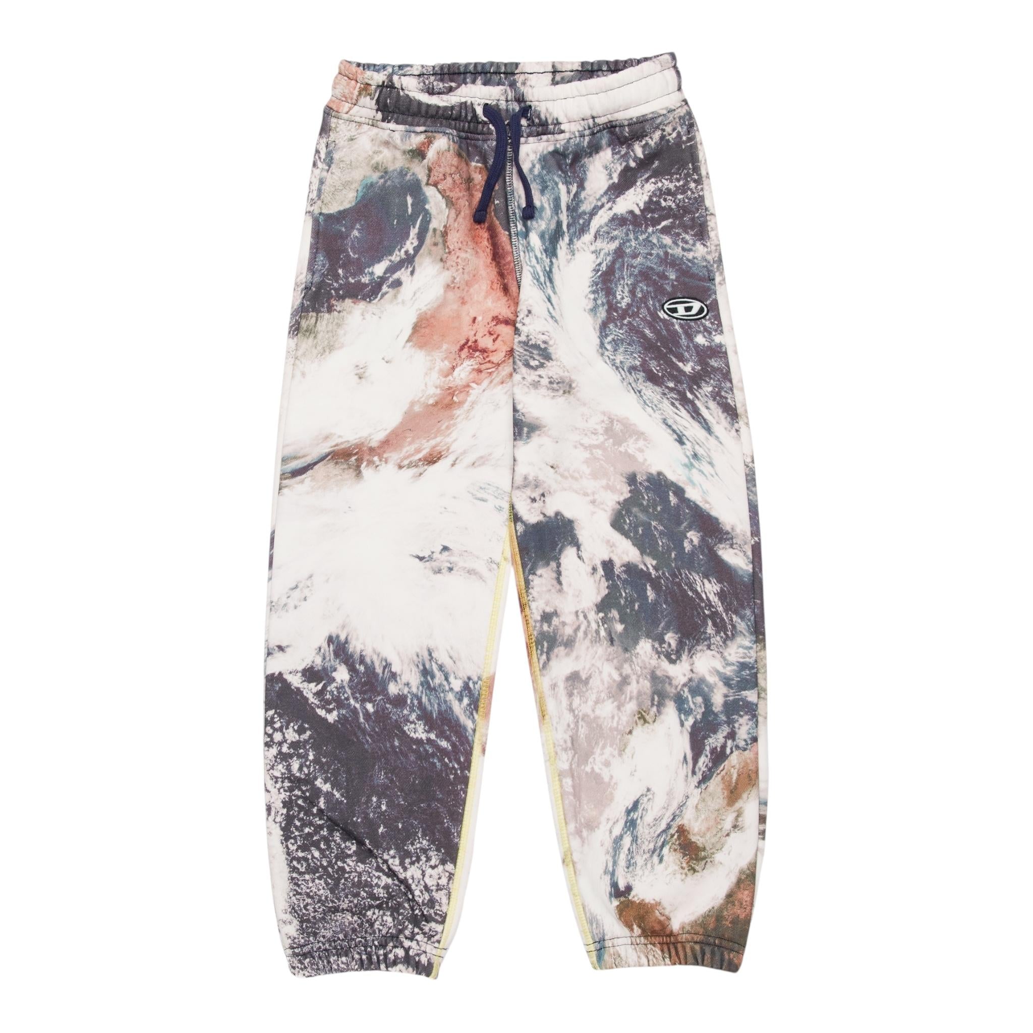 DIESEL pantalone tuta stampa fantasia Multicolor per Bambino J01997 MULTICOLOR DIESEL 