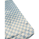 Miss Grant Pantalone Bicolore con Fantasia A Quadri Bianco/Azzurro per Bambina MG0565 BIANCO/AZZURRO MISS GRANT 