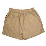 Name.It Einfarbige Shorts mit elastischer Taille Beige für Mädchen