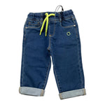 TRUSSARDI jeans tinta unita con elastico in vita Blu per Bambino TIA24028PA BLU TRUSSARDI 