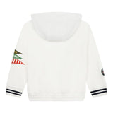 Kenzo Felpa Girocollo Tinta Unita con Stampa per Bambina K60243 BIANCO KENZO 
