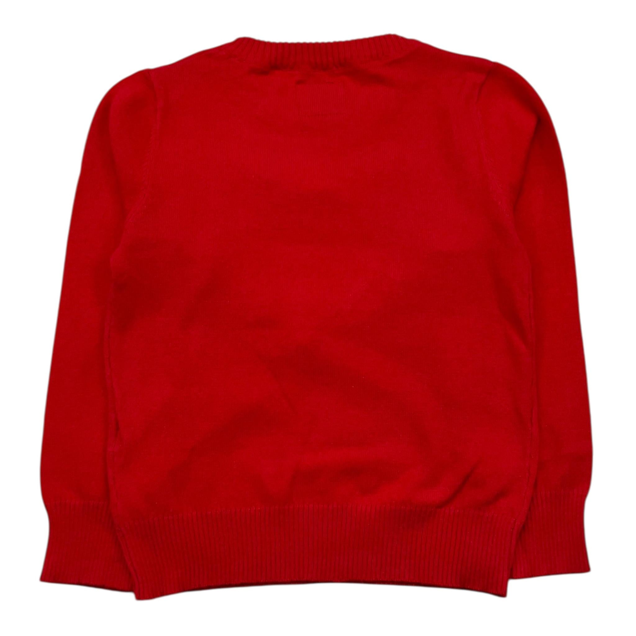GUESS maglia girocollo tinta unita con stampa Rosso per Bambino N4YR03Z2VV0X ROSSO GUESS 