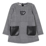 LIU JO abito manica lunga stampa fantasia Nero per Bambina KF4113 NERO LIU JO 