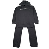 John Richmond Completo 2 Pezzi Felpa-Pantalone Tinta Unita per Bambino RGP26013CF NERO JOHN RICHMOND 
