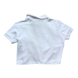Trussardi Polo Modello Crop Tinta Unita per Bambina TGP26066PO BIANCO TRUSSARDI 