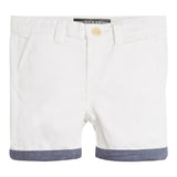 Guess Bermuda Tinta Unita con Girovita Regolabile per Neonato I1RD04WD3T0 BIANCO/BLU GUESS 