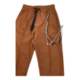 NEVER TOO pantalone tinta unita con elastico in vita Marrone per Bambino NT1723R MARRONE NEVER TOO 