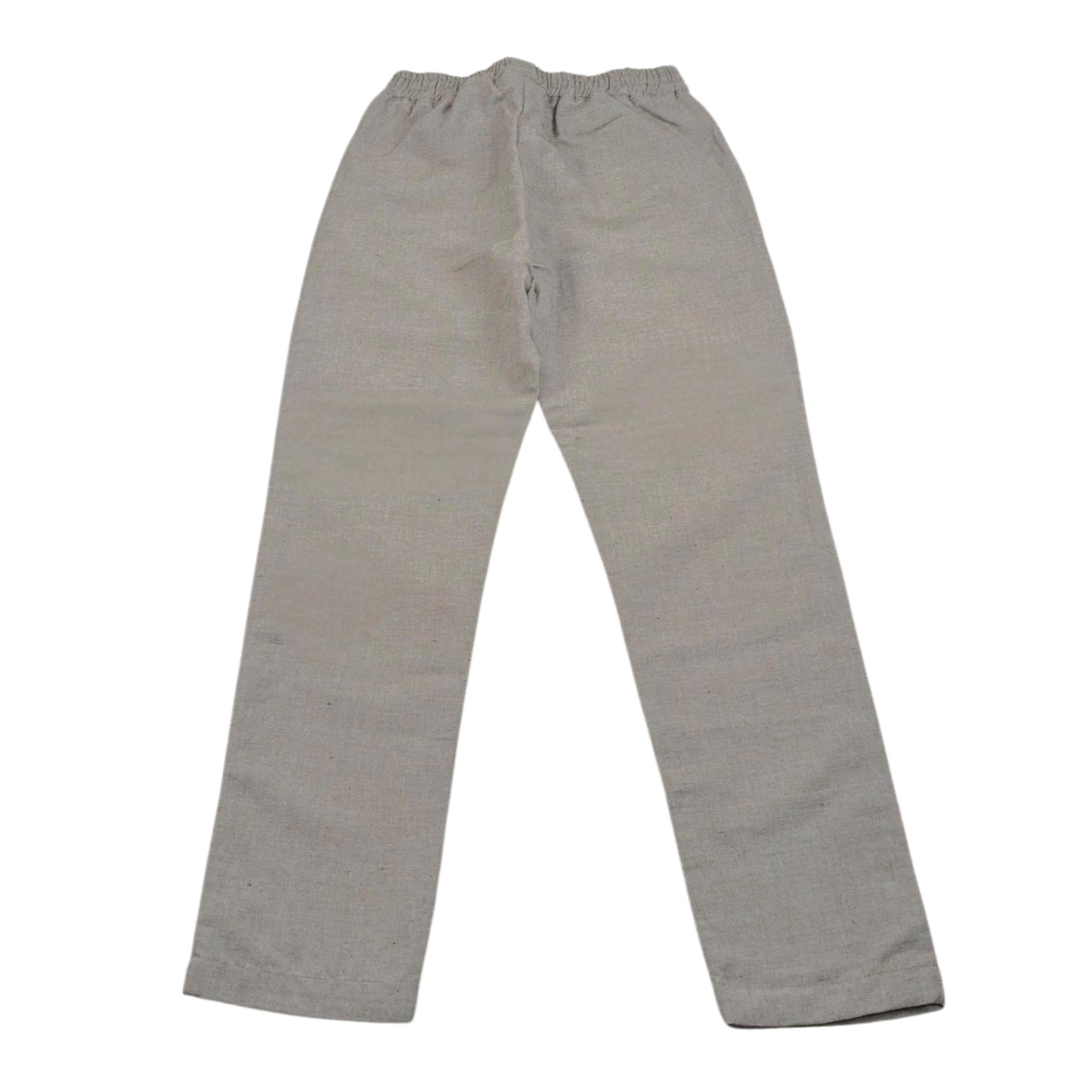 Lalalu' Pantalone Tinta Unita con Elastico In Vita per Bambino PTL130PB FANGO LALALU' 