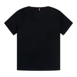 Tommy Hilfiger T-Shirt Girocollo Tina Unita con Stampa per Neonato KB0KB08575X BLU TOMMY HILFIGER 