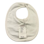 LE BEBE' bavetta tinta unita con logo Bianco per Neonata LBG6028 BIANCO LE BEBE' 