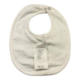 LE BEBE' bavetta tinta unita con logo Bianco per Neonata LBG6028 BIANCO LE BEBE' 