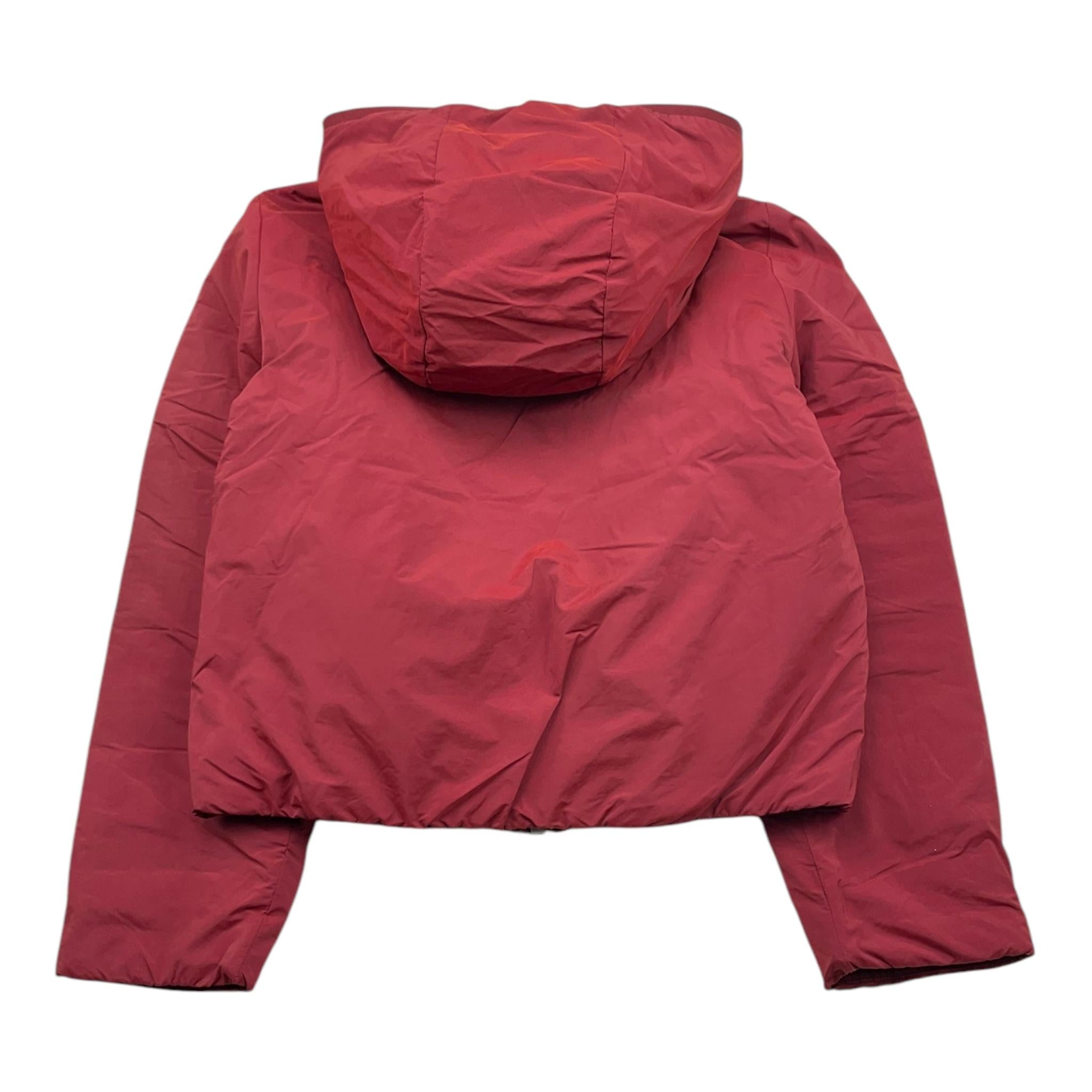 K-WAY giubbino tinta unita con zip e cappuccio Bordeaux per Bambino K7142QW BORDEAUX K-WAY 