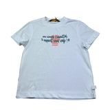 K-Way T-Shirt Girocollo Tinta Unita con Stampa per Bambina K2151PW BIANCO K-WAY 