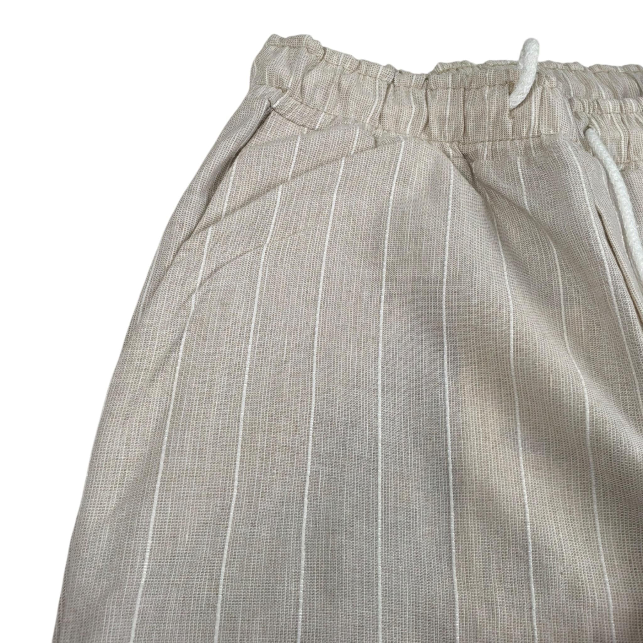 Siviglia Pantalone Tinta Unita con Elastico In Vita per Bambino SVJPT17232 BEIGE SIVIGLIA 