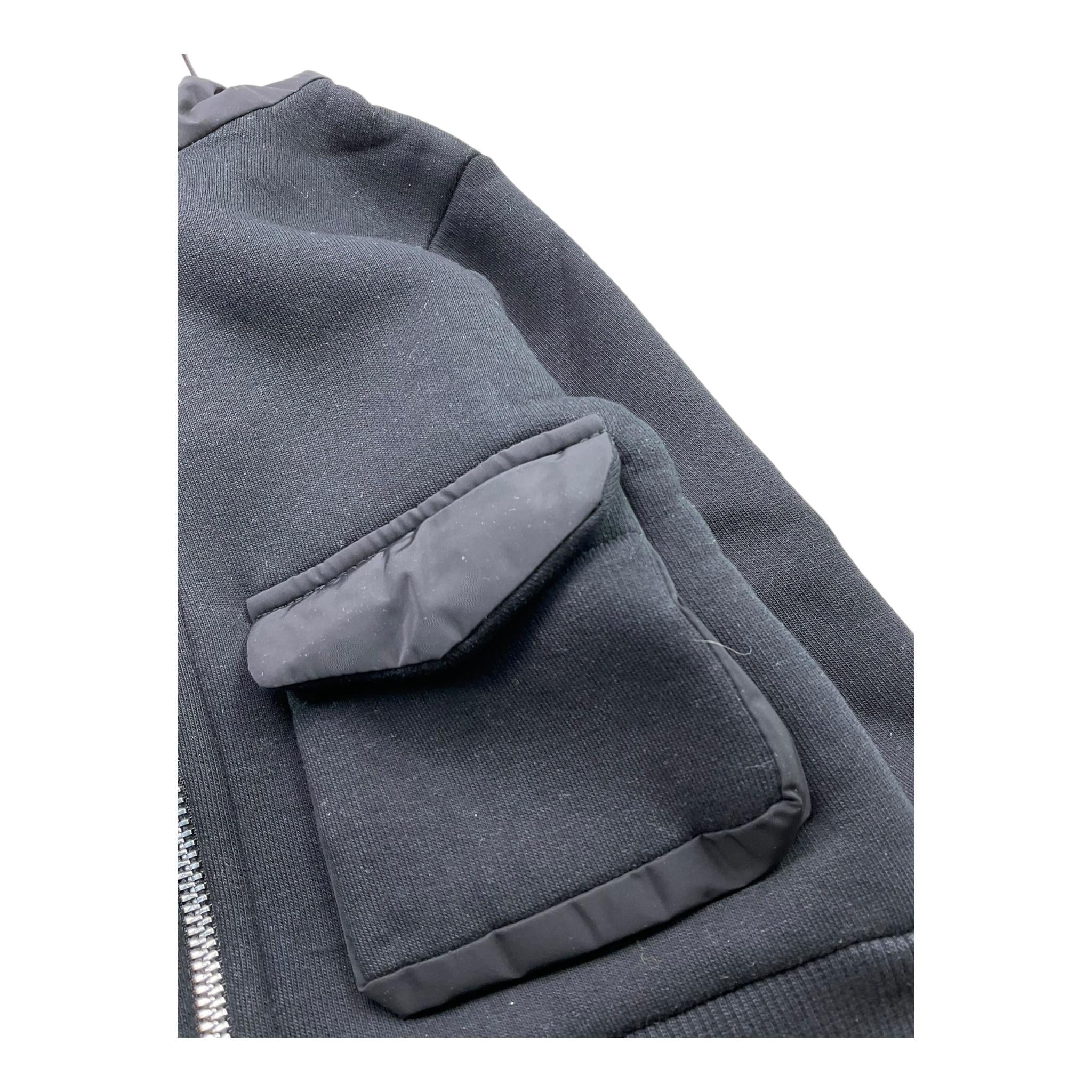 PATRIOT felpa tinta unita con cappuccio e zip Nero per Bambino FE0040 NERO PATRIOT 