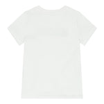 MOSCHINO t-shirt girocollo tinta unita con stampa Bianco per Bambino HUM052 BIANCO MOSCHINO 