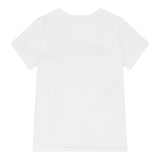 MOSCHINO t-shirt girocollo tinta unita con stampa Bianco per Bambino HUM052 BIANCO MOSCHINO 