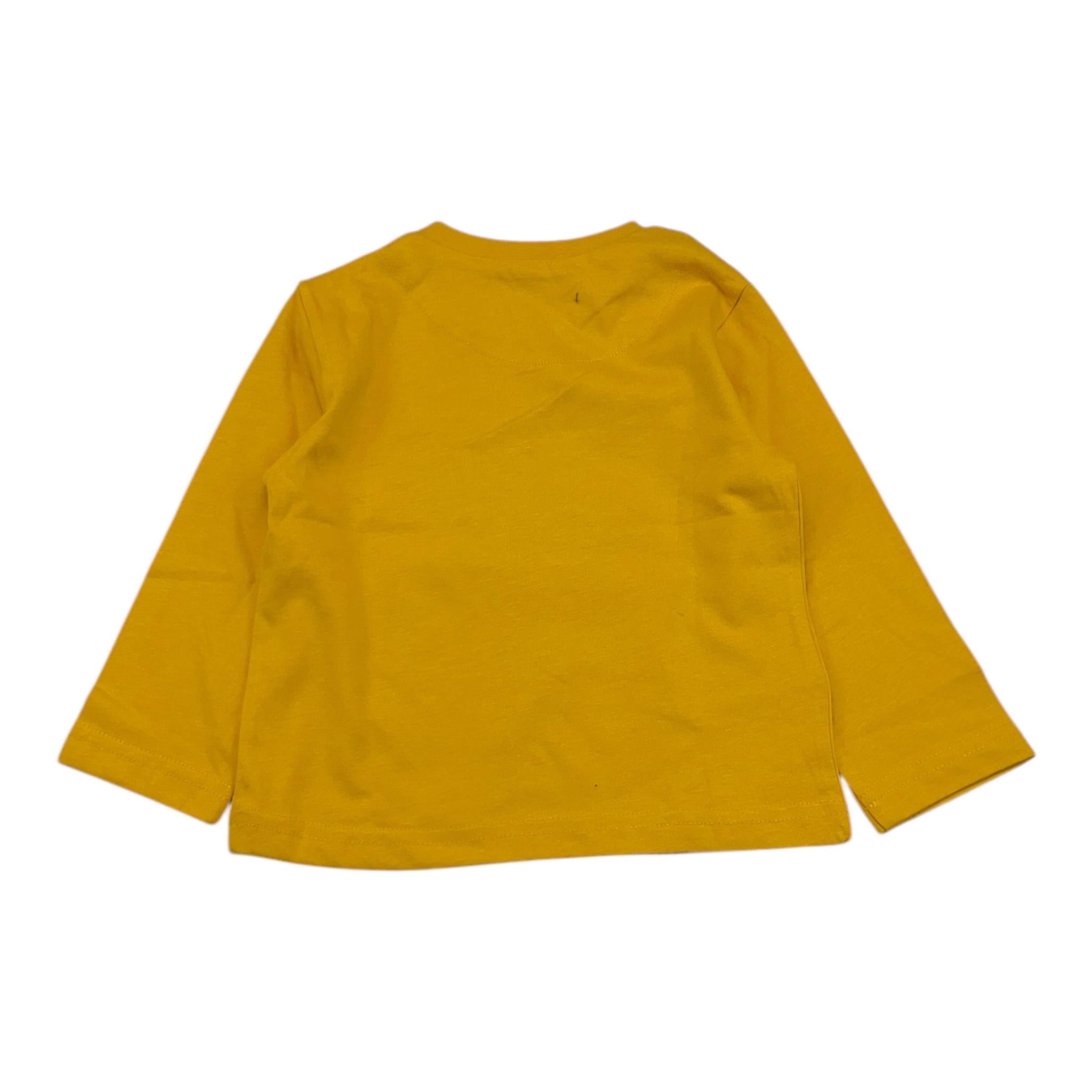 MAYORAL shirt girocollo tinta unita con stampa in contrasto Giallo per Neonato 2040 GIALLO MAYORAL 